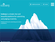 Tablet Screenshot of icebergapp.com